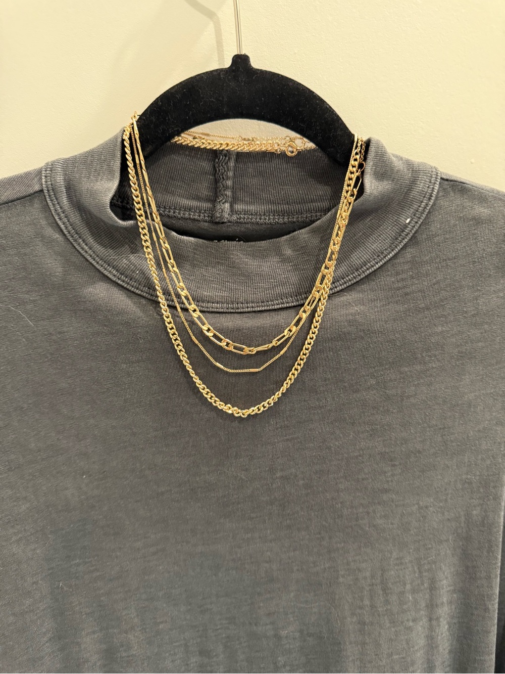 American Eagle Outfitters Layered Gold Chain Necklace